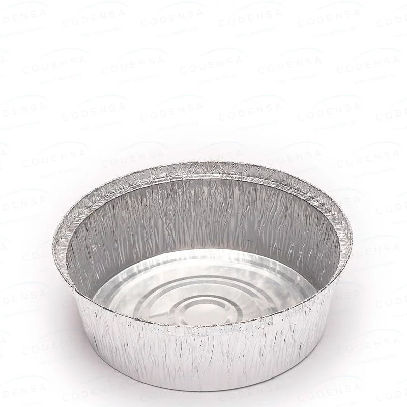 Envase Aluminio Redondo 1/2 Pollo Asado/Patatas 1400 c.c. - 500 uds.