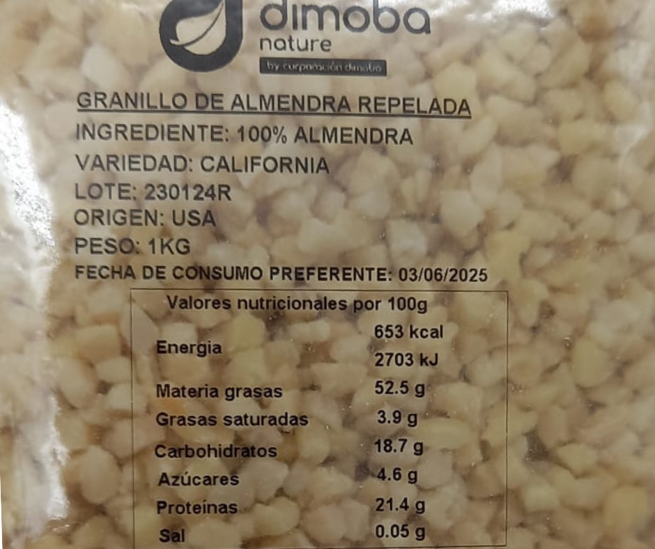 Granillo de Almendra 1 Kg - Dimoba Nature